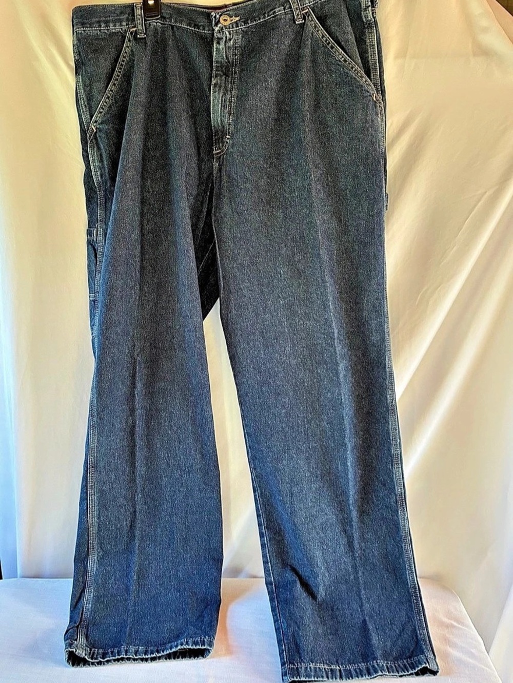 Britannia Men's Cargo Jeans Waist 38 (32) Blue